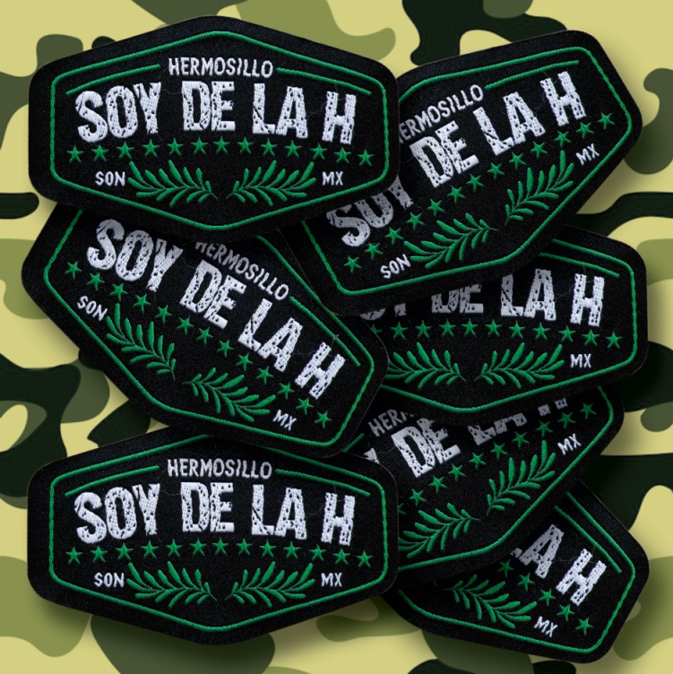 Parche textil micro bordado soy de la H