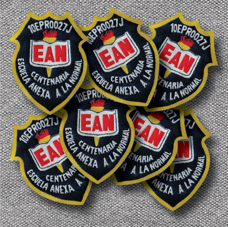 Parche textil micro bordado EAN