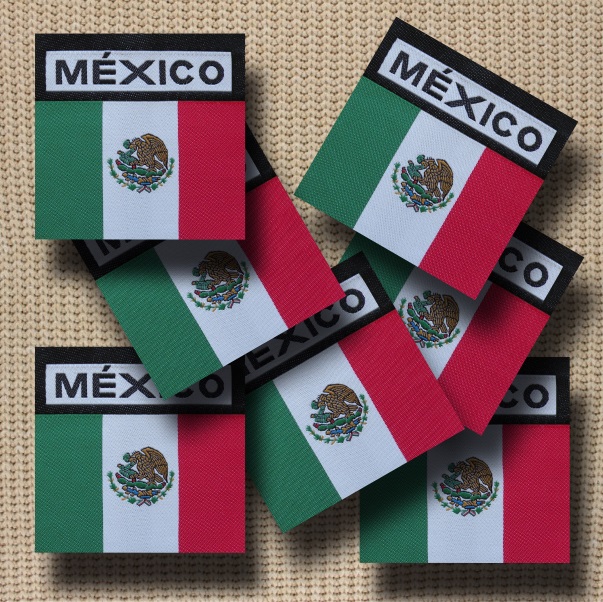 Parche textil bandera 