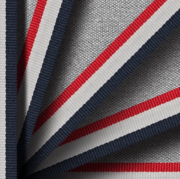 cinta rígida tricolor