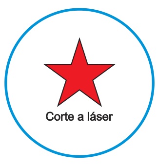 Corte láser para parches textiles